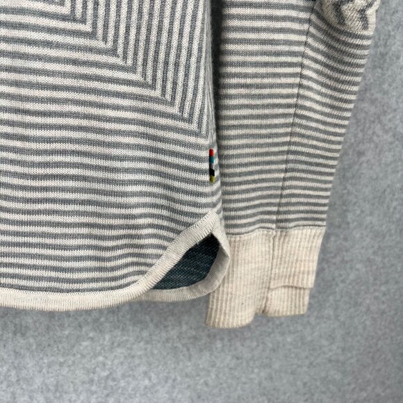 Smartwool Women's Cardigan - Cream and Teal - Picture 3 of 14
